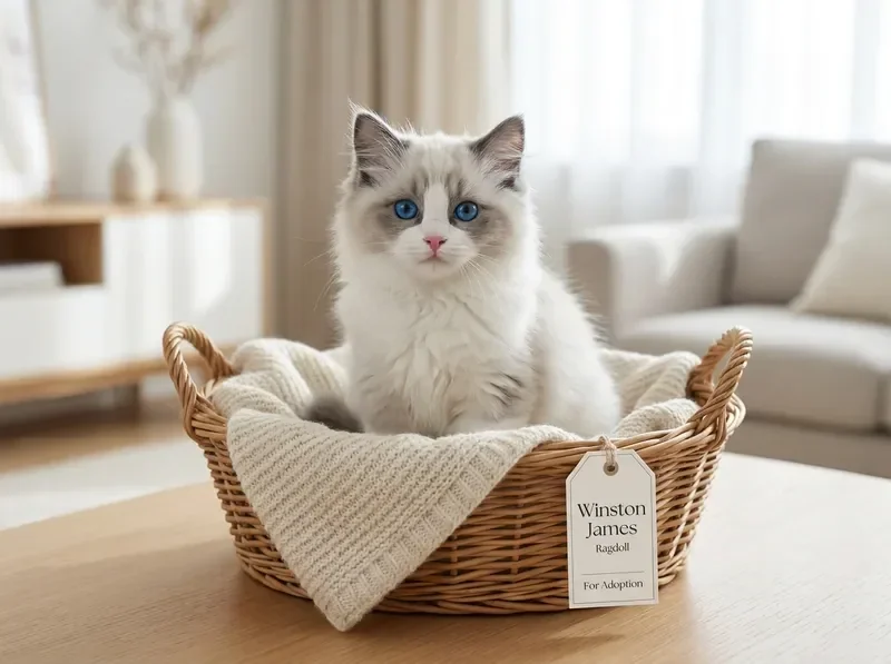 Bella - Blue Bicolor Ragdoll Kitten